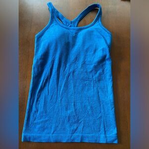 Lululemon Ebb to Street Tank Top Blue size 4